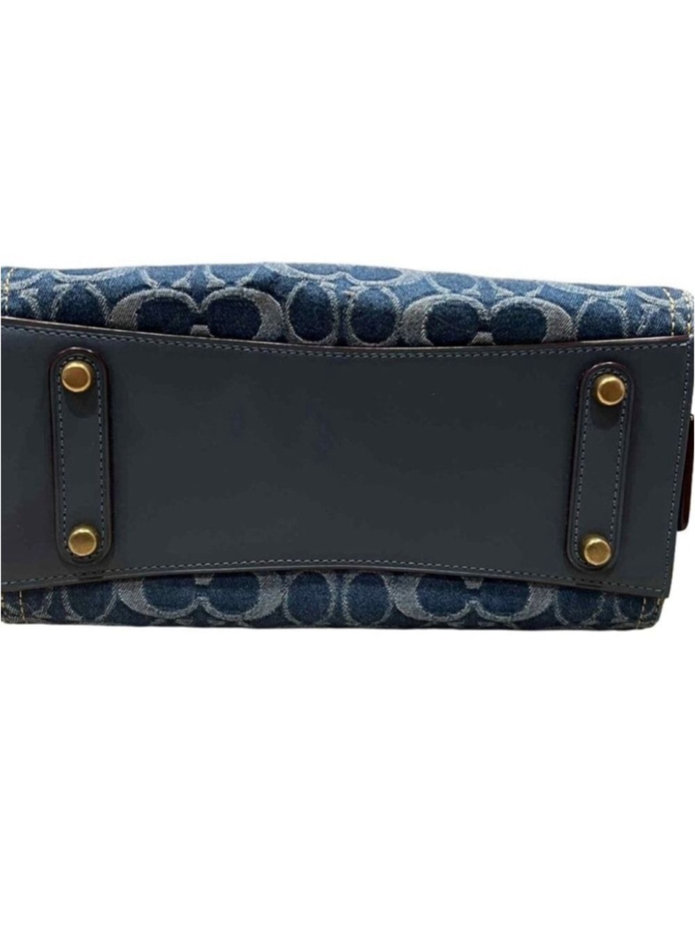 Coach Rogue 25 Signature Denim Satchel Crossbody Bag Style CR691 NWOT - Picture 7 of 16
